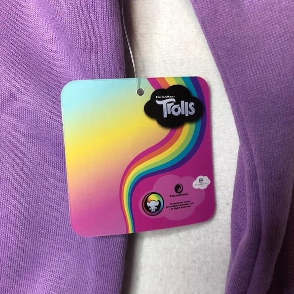 Trolls Matching Pant Set Girls Size 4 NWT - Picture 4 of 12